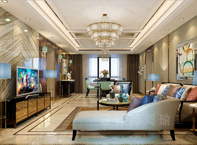 鸡巴戳逼的视频世纪江尚三室两厅168平装修设计效果欣赏